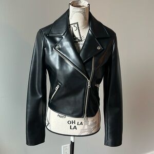 Stunner jacket vegan leather aritzia